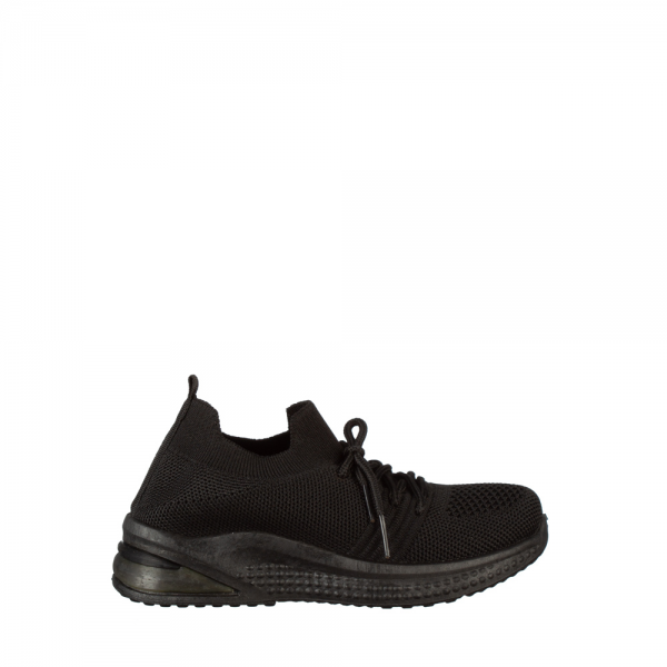 Детски спортни обувки черни от текстилен материал  Fantase, 2 - Kalapod.bg